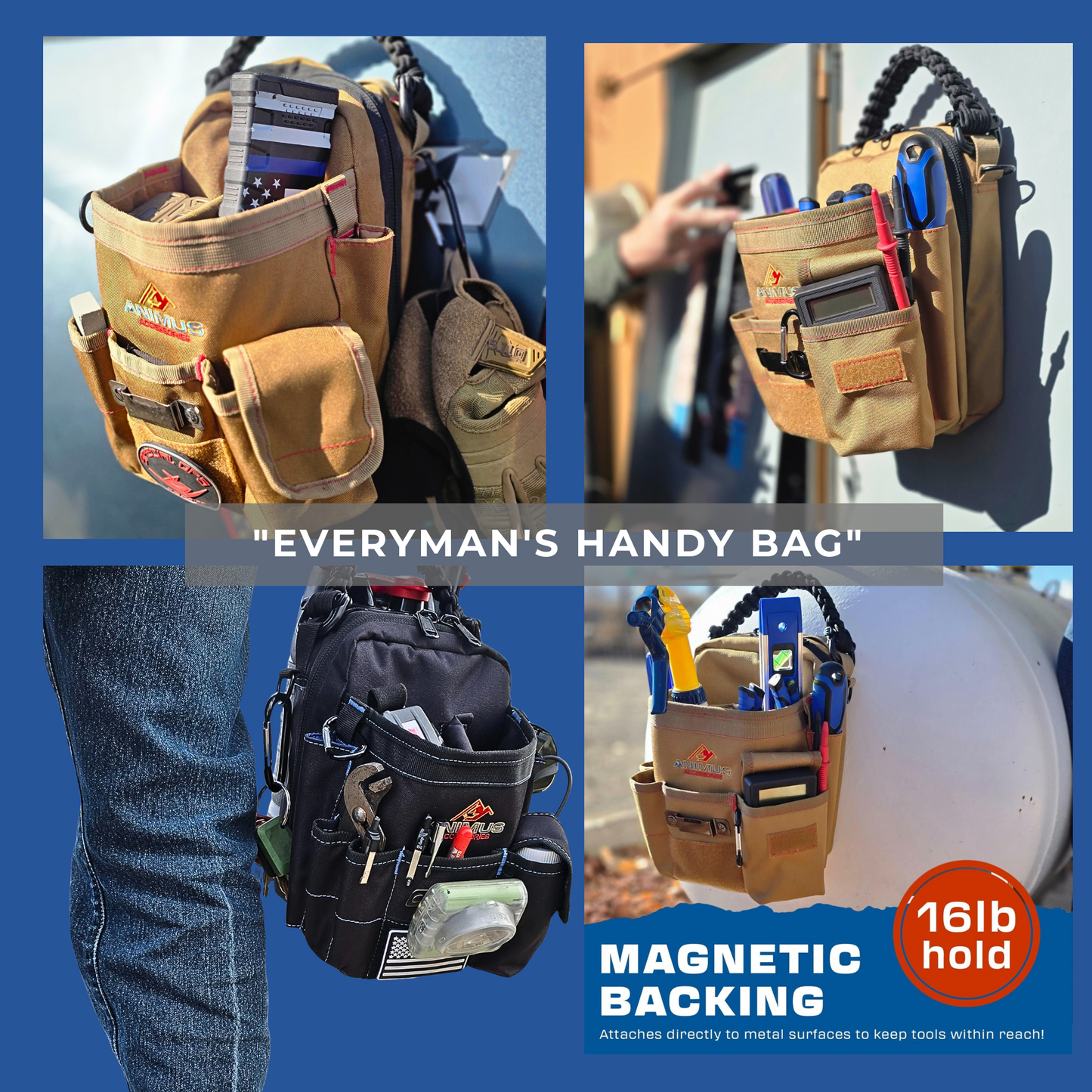 ANIMUS Magnetic Handy bag