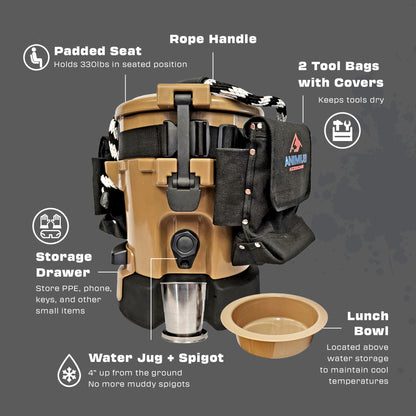 ANIMUS 5 in 1 WORK SITE COOLER